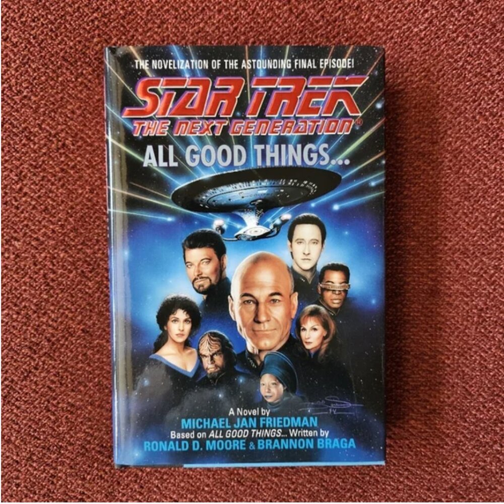 Star Trek The Next Generation All Good Things Hardcover Book